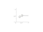 FJC Finejewelers Sterling Silver 4mm Ball Earrings