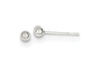 FJC Finejewelers Sterling Silver Polished 3mm Ball Earrings
