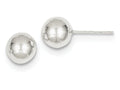 FJC Finejewelers Sterling Silver Polished 8mm Ball Earrings