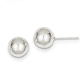 FJC Finejewelers Sterling Silver Polished 9mm Ball Earrings