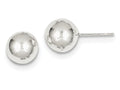FJC Finejewelers Sterling Silver Polished 10mm Ball Earrings