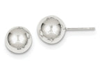FJC Finejewelers Sterling Silver Polished 10mm Ball Earrings