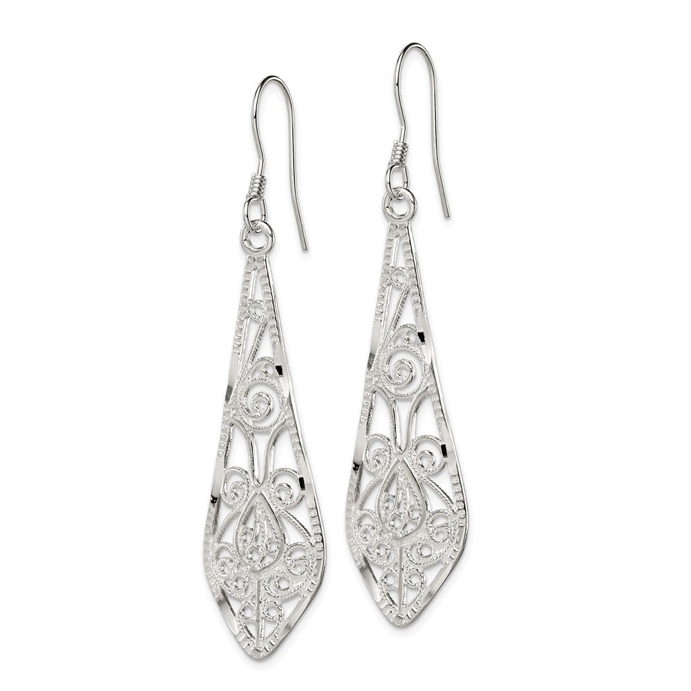 FJC Finejewelers Sterling Silver Filigree Earrings
