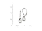 FJC Finejewelers Sterling Silver Cubic Zirconia Leverback Earrings