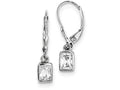 FJC Finejewelers Sterling Silver Cubic Zirconia Leverback Earrings