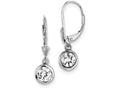 FJC Finejewelers Sterling Silver Cubic Zirconia Leverback Earrings