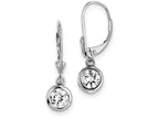 FJC Finejewelers Sterling Silver Cubic Zirconia Leverback Earrings