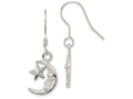 FJC Finejewelers Sterling Silver Moon and Star Earrings
