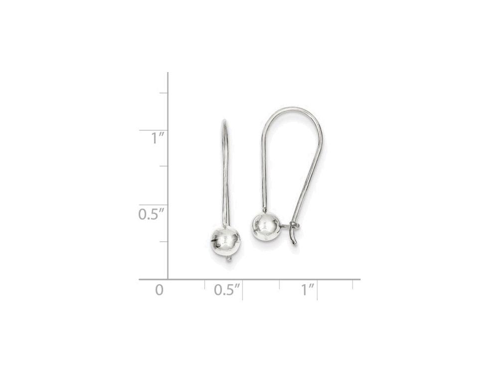 FJC Finejewelers Sterling Silver 5mm Ball Earrings