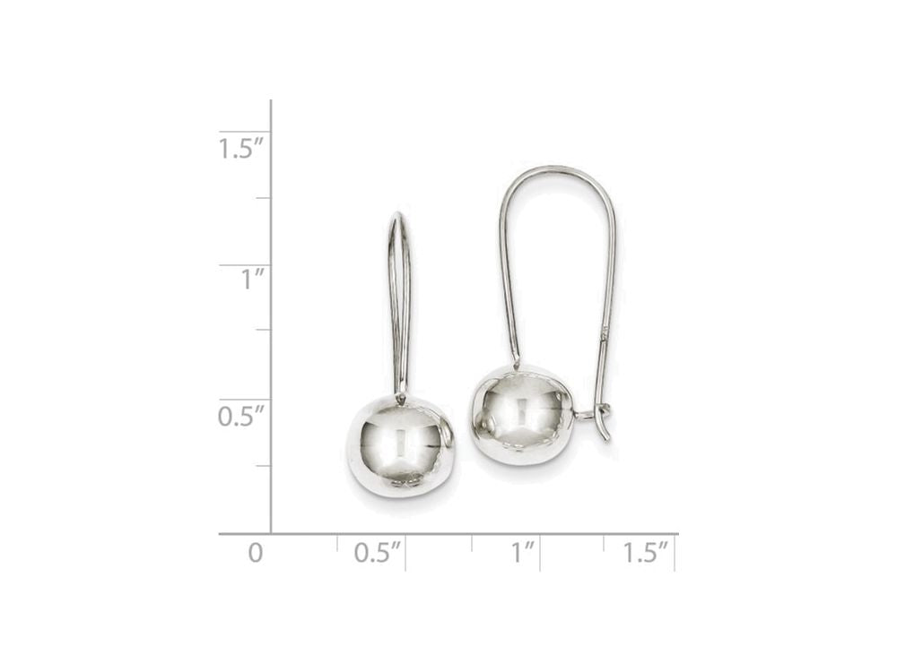 FJC Finejewelers Sterling Silver 10mm Ball Earrings