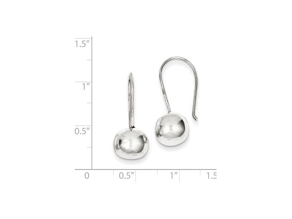 FJC Finejewelers Sterling Silver 10mm Ball Earrings