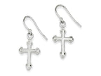 FJC Finejewelers Sterling Silver Cross Earrings