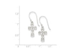 FJC Finejewelers Sterling Silver Cross Earrings