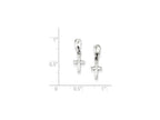 FJC Finejewelers Sterling Silver Dangle Cross Earrings