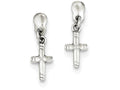 FJC Finejewelers Sterling Silver Dangle Cross Earrings