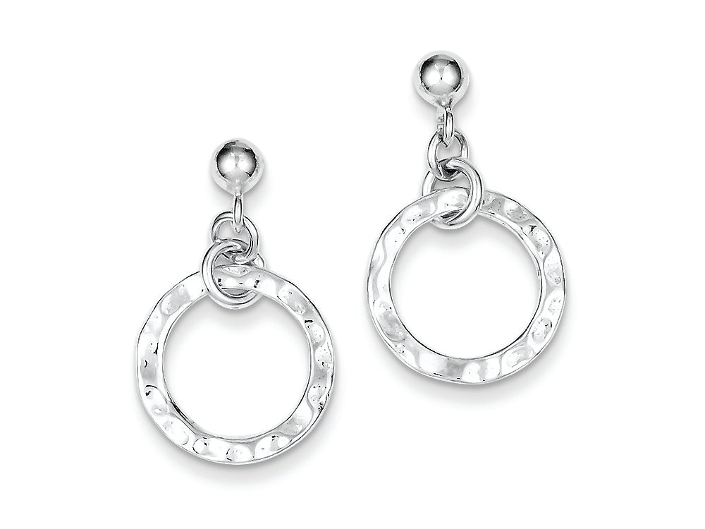 FJC Finejewelers Sterling Silver Dangling Circle Earrings