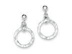 FJC Finejewelers Sterling Silver Dangling Circle Earrings