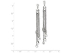 FJC Finejewelers Sterling Silver Cubic Zirconia Dangle Post Earrings