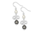 FJC Finejewelers Sterling Silver Freshwater Cultured Pearl Infinity Earrings