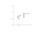 FJC Finejewelers Sterling Silver Dolphin Earrings