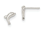 FJC Finejewelers Sterling Silver Dolphin Earrings
