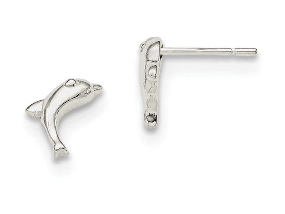 FJC Finejewelers Sterling Silver Dolphin Earrings