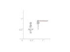 FJC Finejewelers Sterling Silver Cross Post Earrings