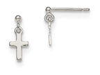 FJC Finejewelers Sterling Silver Cross Post Earrings