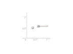 FJC Finejewelers Sterling Silver 2mm Round Snap Set Cubic Zirconia Stud Earrings