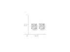 FJC Finejewelers Sterling Silver 7mm Round Basket Set Cubic Zirconia Stud Earrings
