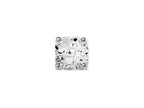 FJC Finejewelers Sterling Silver 7mm Round Basket Set Cubic Zirconia Stud Earrings