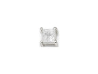 FJC Finejewelers Sterling Silver 4mm Square Cubic Zirconia Basket Set Stud Earrings