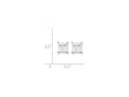 FJC Finejewelers Sterling Silver 6mm Square Cubic Zirconia Basket Set Stud Earrings