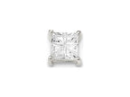 FJC Finejewelers Sterling Silver 6mm Square Cubic Zirconia Basket Set Stud Earrings