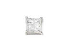 FJC Finejewelers Sterling Silver 7mm Square Cubic Zirconia Basket Set Stud Earrings