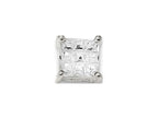 FJC Finejewelers Sterling Silver 7mm Square Cubic Zirconia Basket Set Stud Earrings