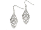 FJC Finejewelers Sterling Silver Bright Cut Dangle Earrings