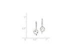 FJC Finejewelers Sterling Silver Stellux Crystal French Wire Earrings