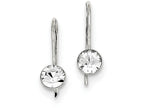 FJC Finejewelers Sterling Silver Stellux Crystal French Wire Earrings