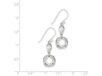 FJC Finejewelers Sterling Silver Cubic Zirconia Square Dangle Earrings