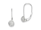 FJC Finejewelers Sterling Silver Cubic Zirconia Leverback Earrings
