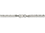 FJC Finejewelers 16 Inch Sterling Silver 3.2mm Beveled Curb Chain Necklace
