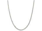 FJC Finejewelers 16 Inch Sterling Silver 3.2mm Beveled Curb Chain Necklace