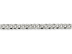 FJC Finejewelers 16 Inch Sterling Silver 4.5mm Beveled Curb Chain Necklace
