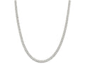 FJC Finejewelers 16 Inch Sterling Silver 4.5mm Beveled Curb Chain Necklace