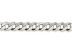 FJC Finejewelers 18 Inch Sterling Silver 8.5mm Beveled Curb Chain Necklace