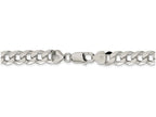 FJC Finejewelers 18 Inch Sterling Silver 8.5mm Beveled Curb Chain Necklace