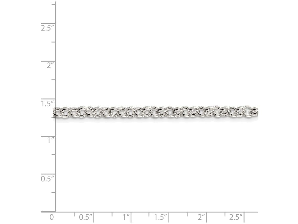 FJC Finejewelers 16 Inch Sterling Silver 4.25mm Rolo Chain Necklace