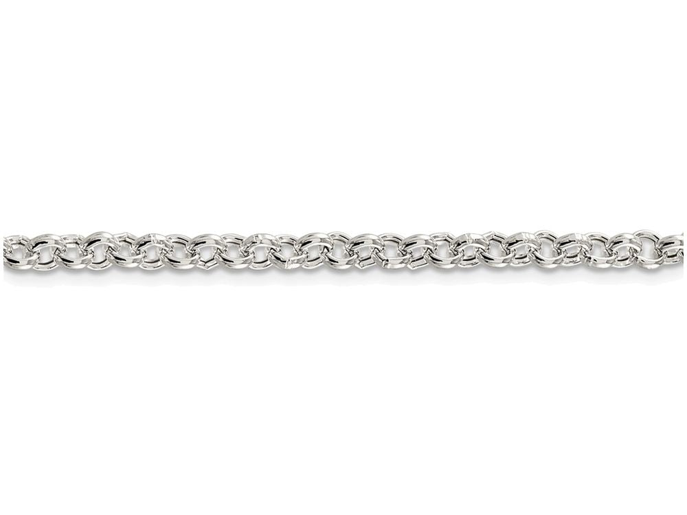 FJC Finejewelers 16 Inch Sterling Silver 4.25mm Rolo Chain Necklace