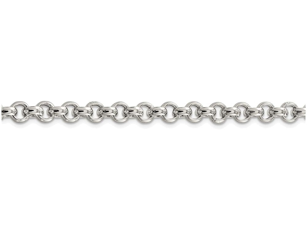 FJC Finejewelers 16 Inch Sterling Silver 6.5mm Rolo Chain Necklace